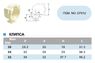 Клипса, d 32 мм, PN 25