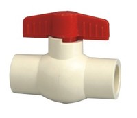 Кран шаровой разборный ХПВХ для холодного и горячего водоснабжения, d 20, PN16